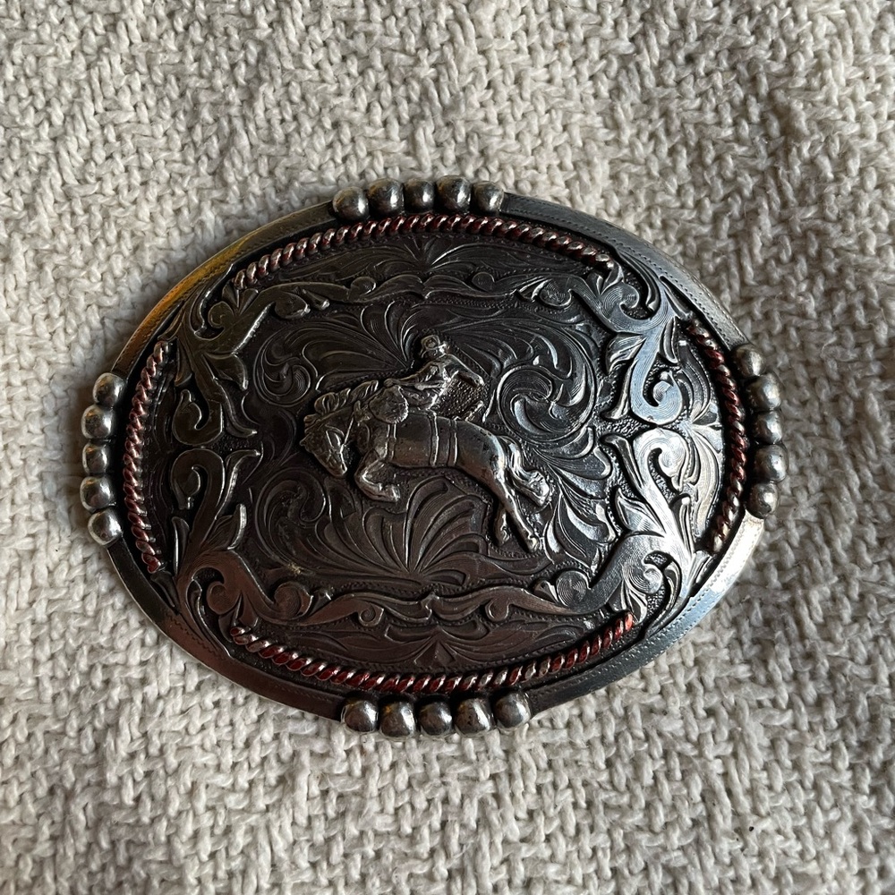 Bucking Bronco Belt Buckle